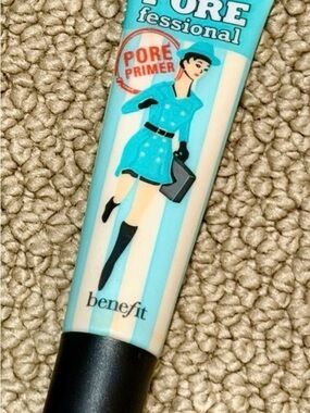 Benefit POREfessional Primer Tube in Aqua Blue and Black